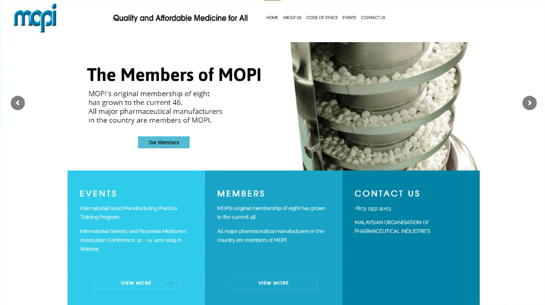 Malaysia Organisation of Pharmaceutical Industries MOPI – Pharmaceutical Industry Association in Malaysia